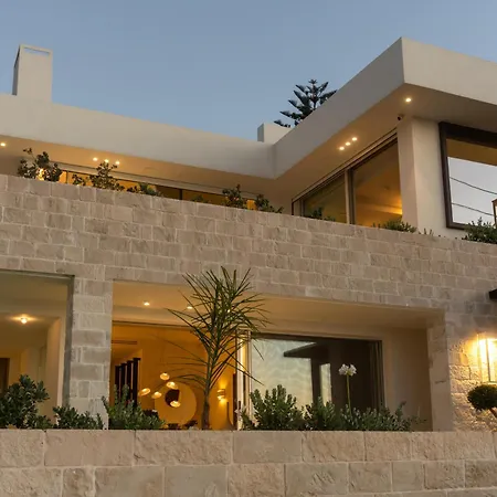 My Cave Blue Iconic Designer By The Sea Villa Réthymnon